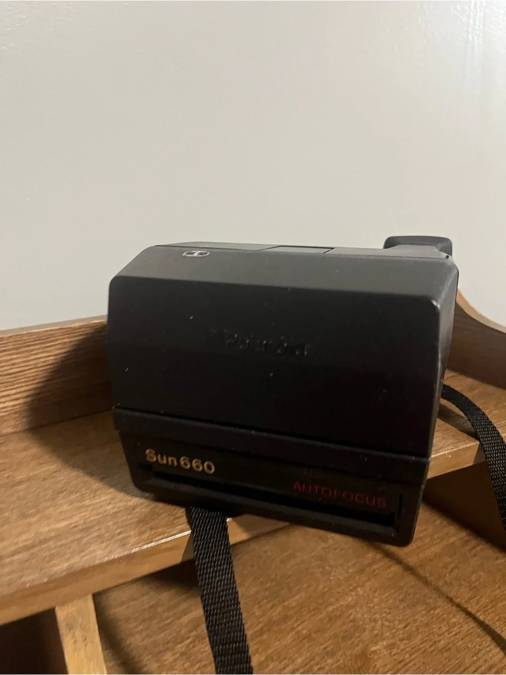 🩷 Vintage Polaroid Sun 660 Autofocus Instant Camera - Black